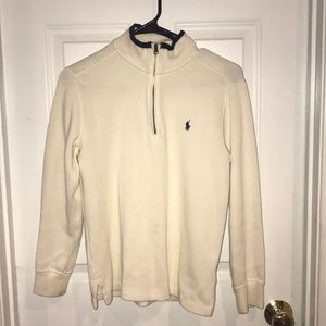 Polo quarter zip up sweater